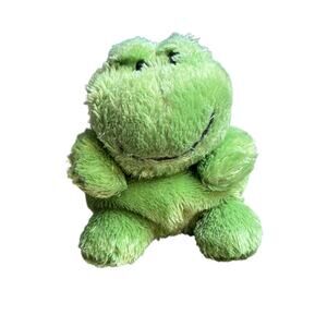 Baby Gund Small 5in Green Frog Cuddly Plush Kids Toy